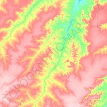 Mappa topografica Pavussu, altitudine, rilievo
