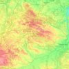 Mappa topografica Santacroce, altitudine, rilievo