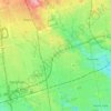 Mappa topografica Thornhill, altitudine, rilievo