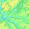 Mappa topografica Plainsboro Township, altitudine, rilievo