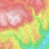 Mappa topografica Foza, altitudine, rilievo
