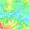 Mappa topografica Прокупље, altitudine, rilievo