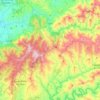 Mappa topografica Góis, altitudine, rilievo