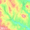 Mappa topografica Groton, altitudine, rilievo