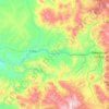 Mappa topografica Yampa River State Park, altitudine, rilievo