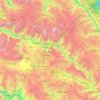 Mappa topografica Valle sacra degli Incas, altitudine, rilievo