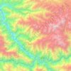 Mappa topografica Inkawasi, altitudine, rilievo