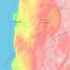 Mappa topografica Provincia de Antofagasta, altitudine, rilievo