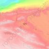 Mappa topografica 茫崖市, altitudine, rilievo