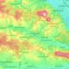 Mappa topografica Stegaurach, altitudine, rilievo