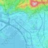Mappa topografica 深水埗區, altitudine, rilievo