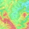 Mappa topografica Mioglia, altitudine, rilievo