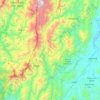 Mappa topografica Kayapa, altitudine, rilievo