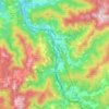 Mappa topografica Campo Ligure, altitudine, rilievo