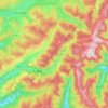 Mappa topografica 88250, altitudine, rilievo