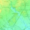 Mappa topografica Pieve Emanuele, altitudine, rilievo