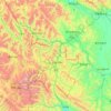 Mappa topografica 久治县, altitudine, rilievo
