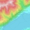 Mappa topografica Colonno, altitudine, rilievo