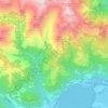 Mappa topografica Vercana, altitudine, rilievo