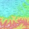 Mappa topografica 长安区, altitudine, rilievo