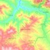 Mappa topografica Ouled Dahmane, altitudine, rilievo