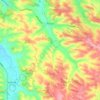 Mappa topografica Pessan, altitudine, rilievo