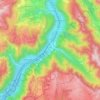 Mappa topografica Ala, altitudine, rilievo