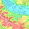 Mappa topografica Viereth-Trunstadt, altitudine, rilievo