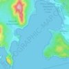 Mappa topografica Porto Conte, altitudine, rilievo