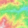 Mappa topografica Ala di Stura, altitudine, rilievo