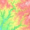 Mappa topografica Gramond, altitudine, rilievo