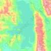 Mappa topografica Flathead Lake, altitudine, rilievo