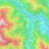 Mappa topografica Traves, altitudine, rilievo