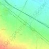 Mappa topografica Cadeo, altitudine, rilievo