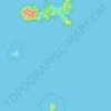 Mappa topografica Portoferraio, altitudine, rilievo