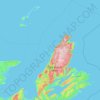 Mappa topografica Municipality of the County of Inverness, altitudine, rilievo