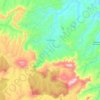Mappa topografica Petrolândia, altitudine, rilievo