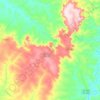 Mappa topografica Joviânia, altitudine, rilievo