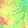 Mappa topografica Nepi, altitudine, rilievo