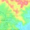 Mappa topografica Monte Carlos, altitudine, rilievo