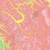 Mappa topografica Zanskar, altitudine, rilievo