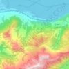 Mappa topografica Beckenried, altitudine, rilievo