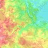 Mappa topografica Ратомка, altitudine, rilievo