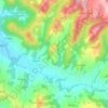 Mappa topografica Montegioco, altitudine, rilievo