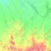 Mappa topografica Loddon River, altitudine, rilievo