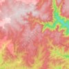 Mappa topografica Mount Werong, altitudine, rilievo