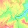 Mappa topografica Paraje Natural Karst en Yesos de Sorbas, altitudine, rilievo