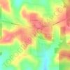 Mappa topografica 9 de Julio Kilómetro 20, altitudine, rilievo
