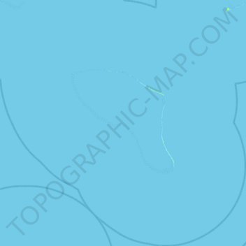 Mappa topografica Marutea Nord, altitudine, rilievo