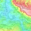 Mappa topografica Aylesford, altitudine, rilievo